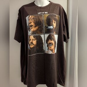 Rare Vintage 2004 Apple Official The Beatles Let It Be Shirt Sz XL.